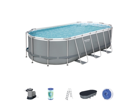 Piscina Tubular BESTWAY 56710 (con Cartucho - 13430 L - 274x122cm)