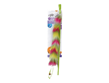 Juguete Para Gatos Afp Pelota Peluda Bastón Largo 115Cm Verde TODO PARA PATAS