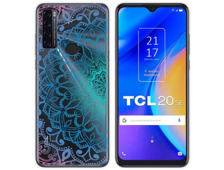 Carcasa TCL 20 SE TUMUNDOSMARTPHONE Dibujos Transparente Multicolor