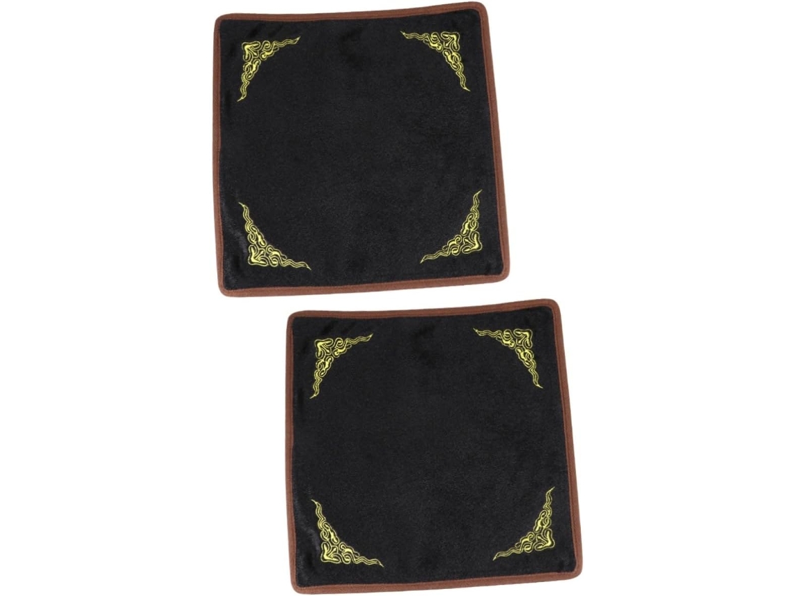 Nuobesty Cojín Reversible De Franela Para Exhibición De Joyas, Soporte Multifuncional Para Anillos (2 Piezas)