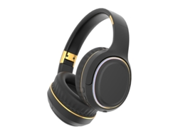 Auriculares Inalámbricos Bluetooth (negros), Plegables, Compatibles Con Conexión Por Cable, Con Luz Rgb De Respiración.
