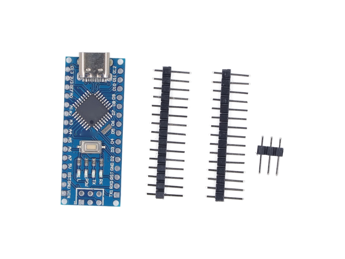 Placa De Desarrollo Nano Con Usb Tipo C, 14 Pines Digitales, Sin Soldadura, Reemplazo Ideal.