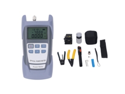 Kit De Prueba De Fibra Óptica Con Medidor De Potencia, Cortador Y Accesorios Para Longitudes De Onda De 850 A 1625 Nm.