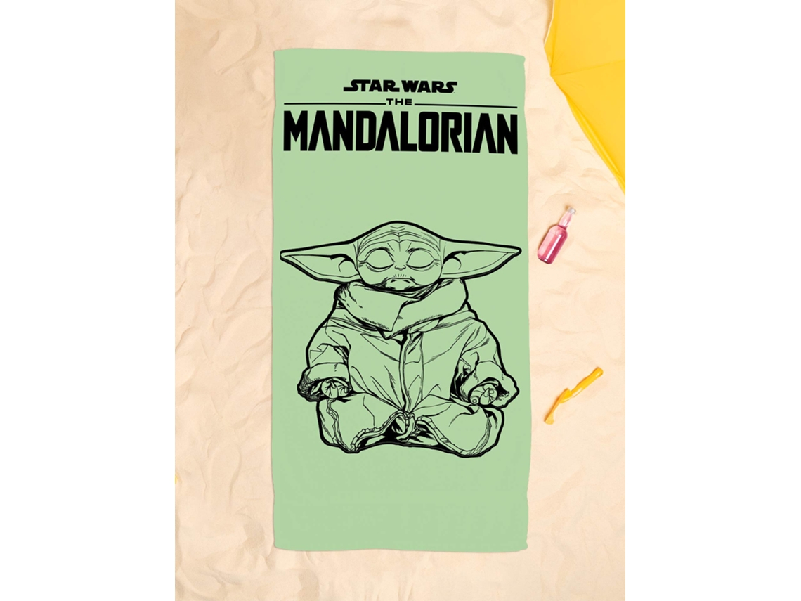 Toalla de playa de algodón Mandalorian Star Wars THE MANDALORIAN