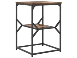 Mesa de comedor | Mesa auxiliar de roble ahumado 41 x 40 x 60 cm