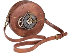 Bolso De Hombro Redondo Steampunk, Bolso De Hombro Gótico, Carteras Circulares Punk Rock Para