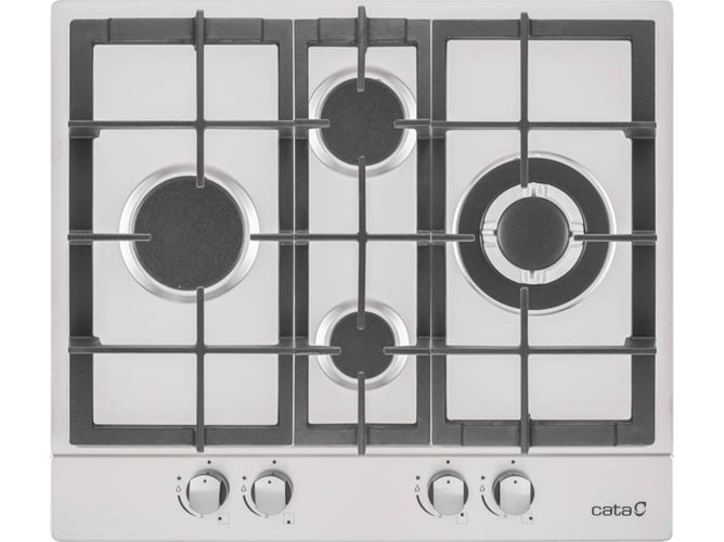 Placa de Gas CATA LGD 631 inox (Gas Natural - 58 cm - Inox)