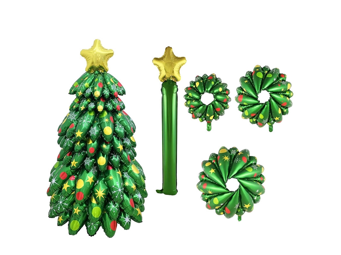 Globos navideños en forma de árbol, para fiesta de Navidad NEVEANCE