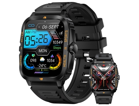 Smartwatch Kt71 Android e Ios-Preto