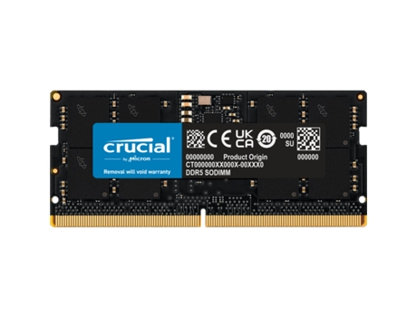Memoria RAM CRUCIAL CT16G52C42S5 (16 GB - 1 x 16 GB - DDR5)