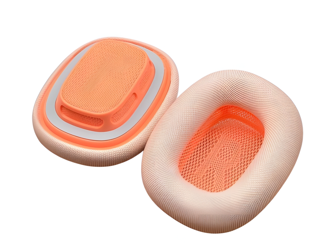 Almohadillas Szsmart para Apple Airpods Max (paquete de 2), color naranja