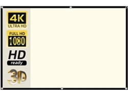 Pantalla De Proyección Portátil Para Películas, Pantalla De Proyección Con Cuadrícula Blanca, Antirreflejos,