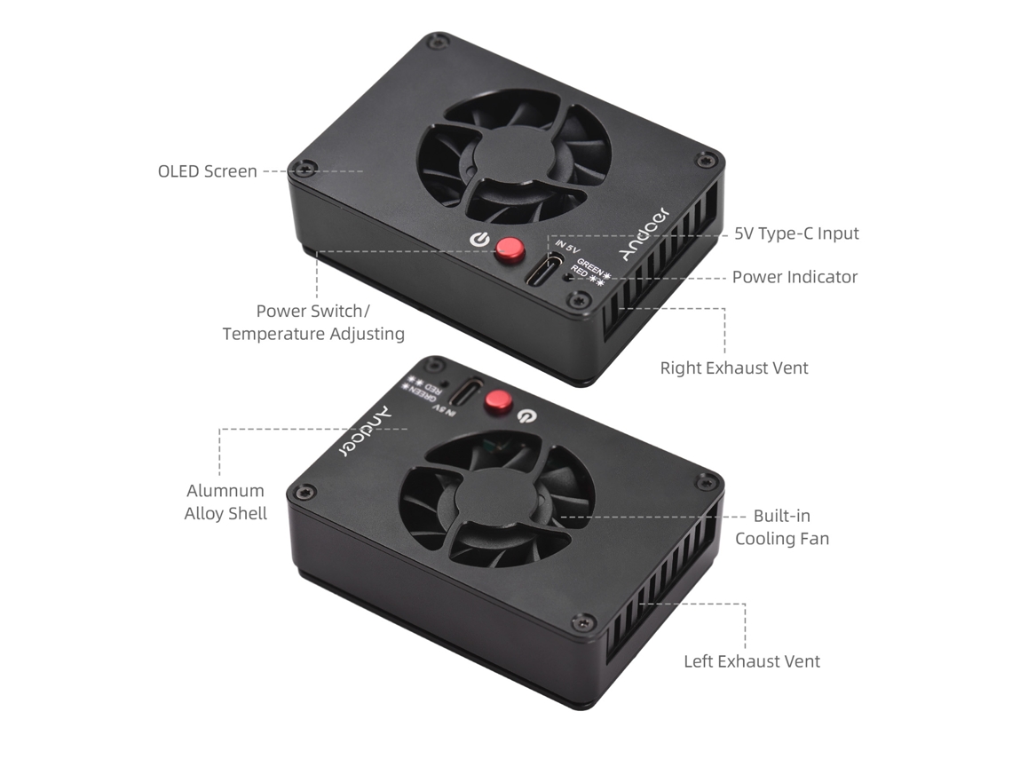 Ventilador De Enfriamiento Externo Para Cámara Sony Fujifilm Sistema De Enfriamiento De Cámara