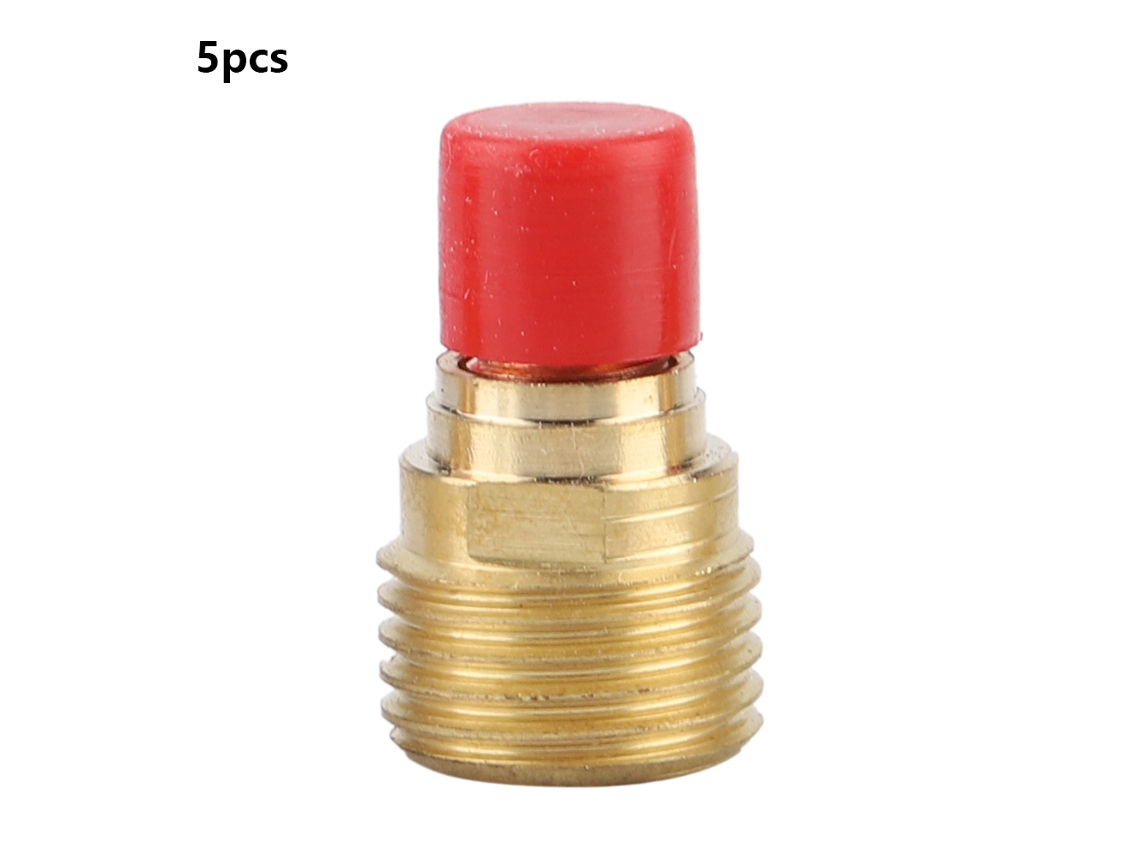 Unidades De Cuerpo De Chaleco Con Lente De Gas 45v45 De 3,2 Mm (1/8") Para Antorcha Tig Wp-9/20/25