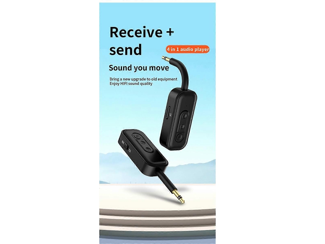 Receptor y transmisor de audio Rosewell Bluetooth 5.3