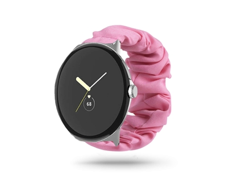 Correa Google Pixel Watch Pulsera Scrunchie Rosa