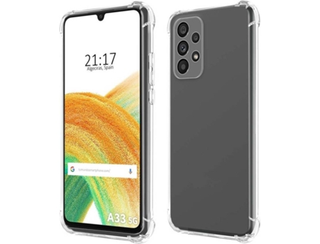 Carcasa Samsung Galaxy A33 5G TUMUNDOSMARTPHONE Antigolpes Transparente