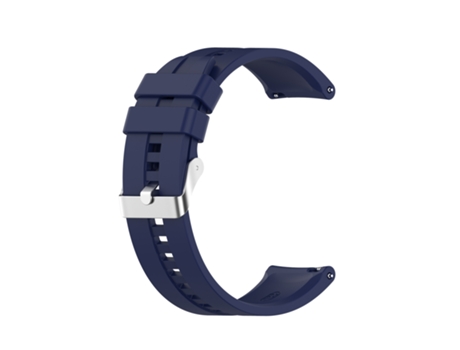 Correa Smartwatch para Amazfit GTR 2e / GTR 2 22mm Silicona con Hebilla Plateada (Azul Medianoche)