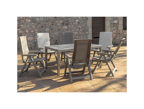 Conjunto De Jardín Florida 4 Taupe