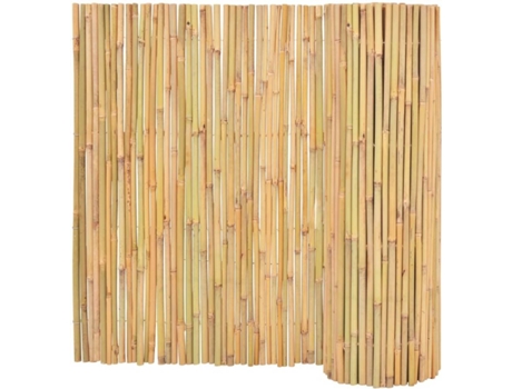 vidaXL Valla cañizo de jardín de bambú 300x100 cm