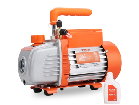 Bomba de vacío 3,5 Cfm Bomba de vacío de aire acondicionado Bomba de una sola etapa de 150 W VEVOR