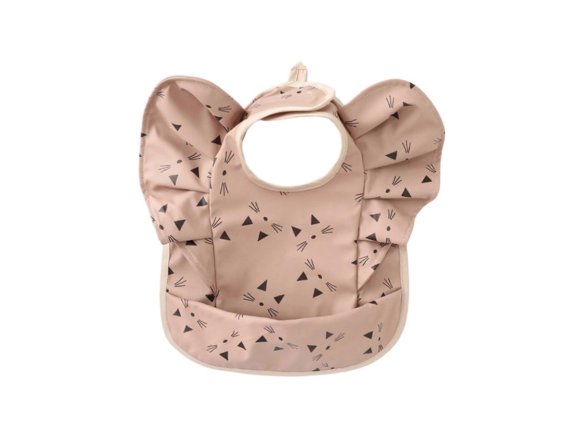 Babero ajustable para alimentación de bebés, suave, ligero, fácil de llevar, con diseño de alas, paño para eructar, fácil de limpiar para niños pequeños.