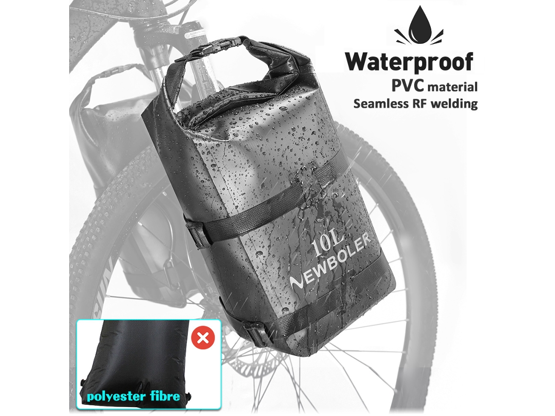 2026-bolsa Del Horquillo De Bicicleta Newboler 10l Impermeable Ligera Para Bicicletas De Montaña Y Carretera
