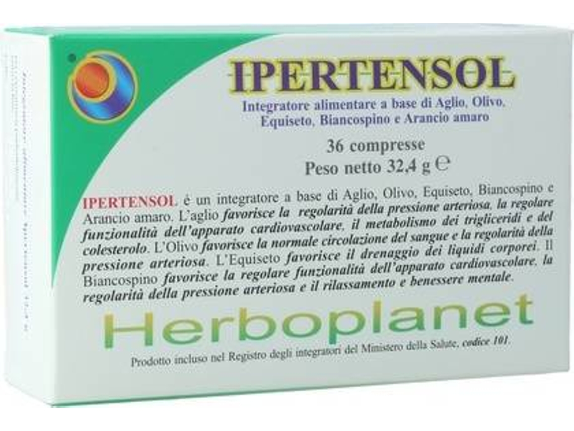Complemento Alimentar HERBOPLANET Ipertensol (36 comprimidos)