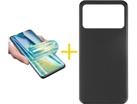 Carcasa + Protector de Pantalla para Xiaomi MI 11 Ultra ACCETEL Negro