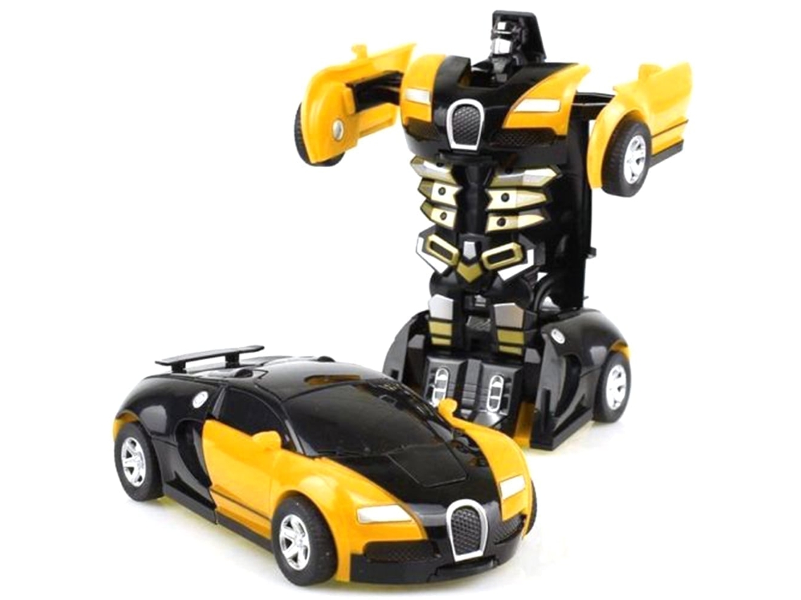 Coche Robot Transformable De Juguete Para Niños, Material Abs Duradero, Regalo De Cumpleaños