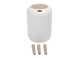 Papelera inteligente Baok sin contacto con sensor automático, blanca