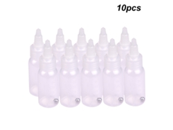 10 botellas de tinta para aerógrafo PP de 35 cc, a prueba de fugas, accesorios para aerógrafo