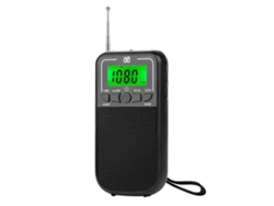 Radio portátil GOKOCO AM/FM/SW con linterna LED para acampar.