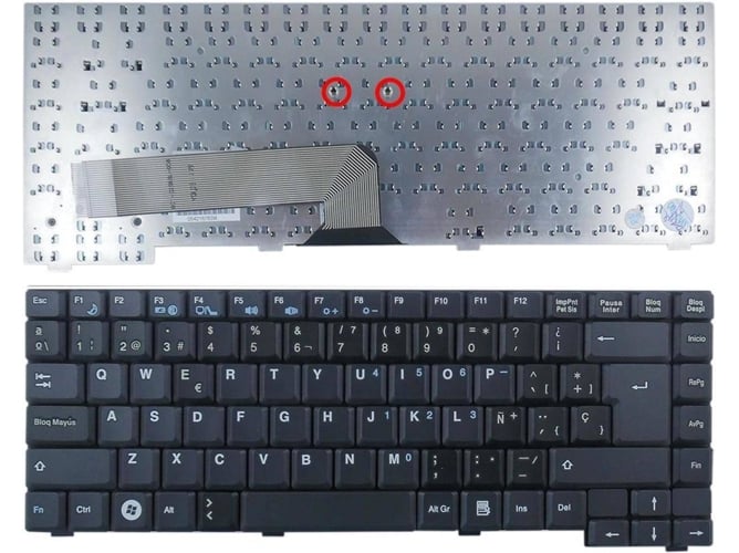 Teclado para Portátil Fujitsu Siemens Amilo A1667G A3667G M1437G M1439G M3438G Pi1536