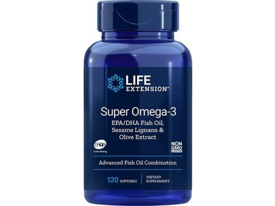 Complemento Alimentar LIFE EXTENSION Super Omega- / Dha (120 pérolas)