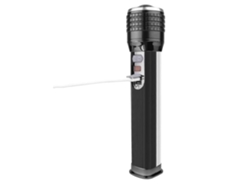 Linterna LED para camping Yunzii Xhp90.2, recargable por USB, con zoom negro