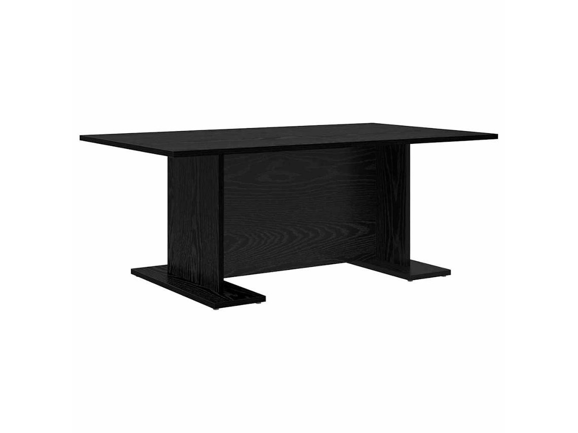 Mesa De Centro | Mesa De Café | Mesa De Salón Roble Negro 103.5 X 60 X 40 Cm