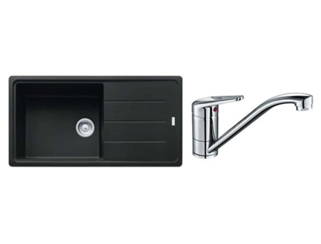 Set Fregadero FRANKE Perfumado + Torneira Misturadora Cromada 491396
