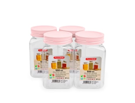 Pack de 4 Botellas PLASTIC FORTE 0,5L (Plástico)