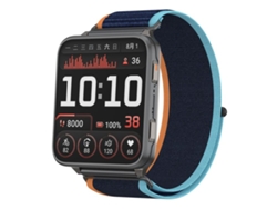 Bracelete Para Garmin Venu X1 - Nylon Trançado - Wild Path Loop - Liberação Rápida Azul Marinho