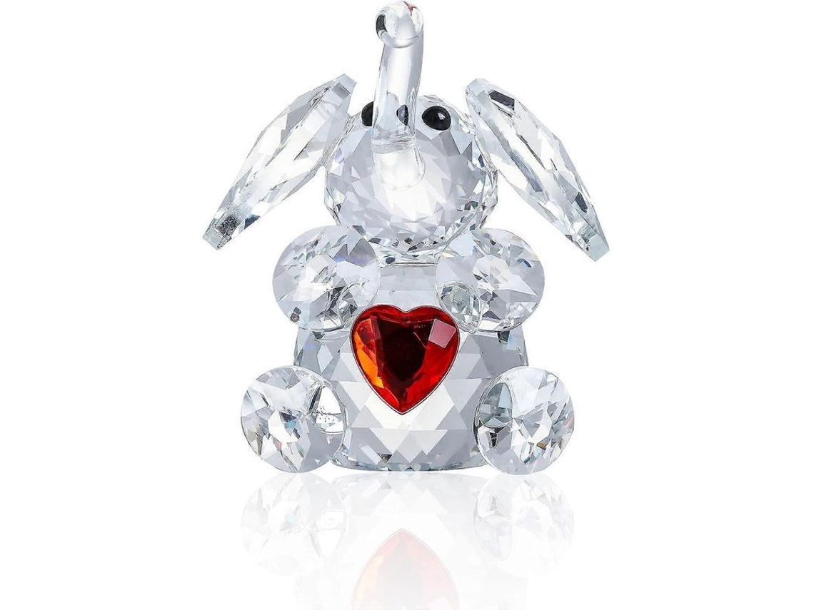 Figura De Elefante De Cristal K9, Regalo Para Mujeres, Adornos De Vidrio Coleccionables Para El Hogar.