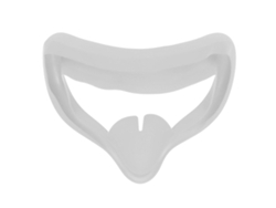 Máscara De Silicone Para Olhos Vr Oculus Quest 2 Protetora Respirável Anti-suor Branca
