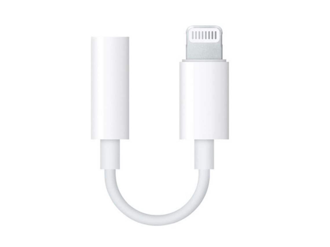 Cable adaptador de audio Lightning a 3,5 mm para conector de auriculares de móvil apto para Apple iPhone Siurn