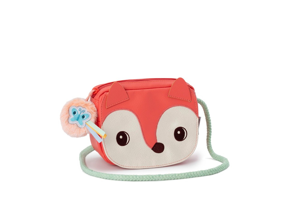 Bolso de hombro infantil con estampado animal Alice de Lilliputiens.