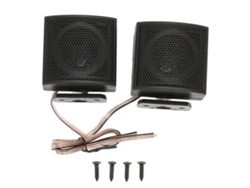 2 altavoces de tweeter de cúpula para vehículo, 500 W, 4ω, universales para sistemas de audio de coche.