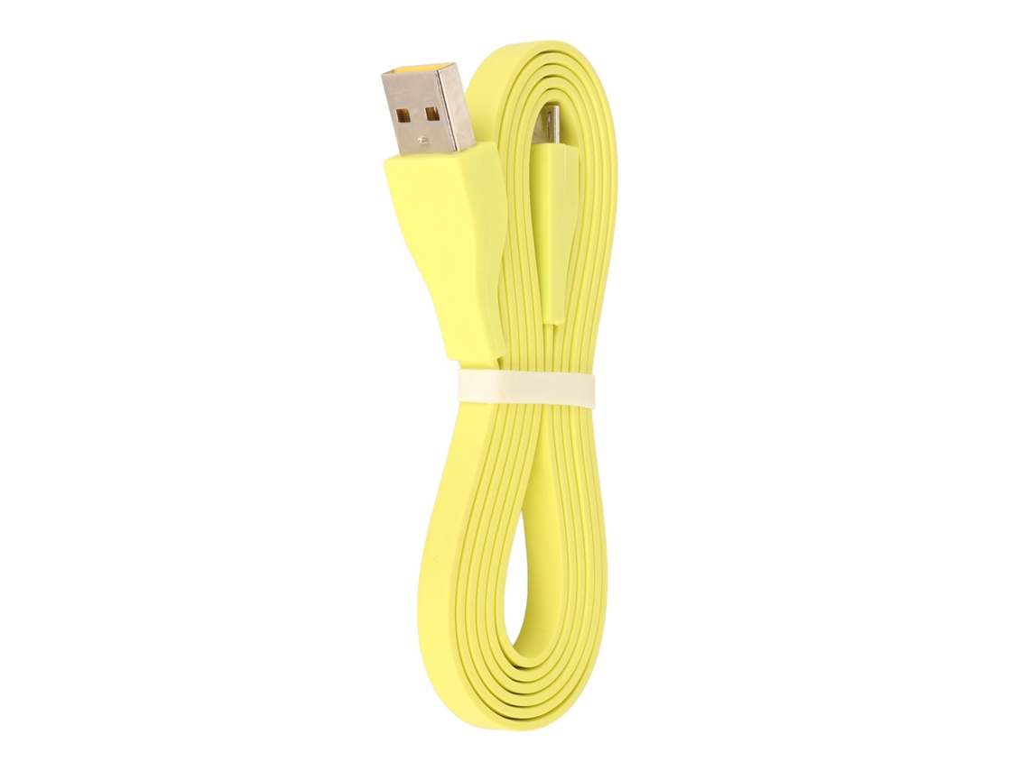 Cable De Carga Usb De Repuesto Duradero Para Logitech Ue Wonderboom Boom Megaboom De 1,2 M, Color Amarillo Fluorescente.