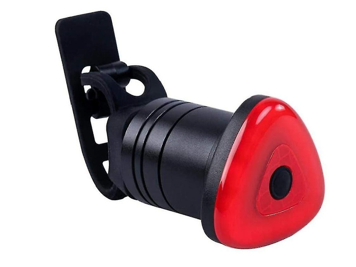 Luz Trasera Bicicleta Inteligente Freio Ipx8 Mtb/carretera Negra Yizhood