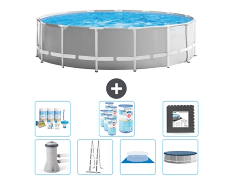 Piscina Tubular INTEX 26726GN-CB43 (16805 L - 457x122cm)