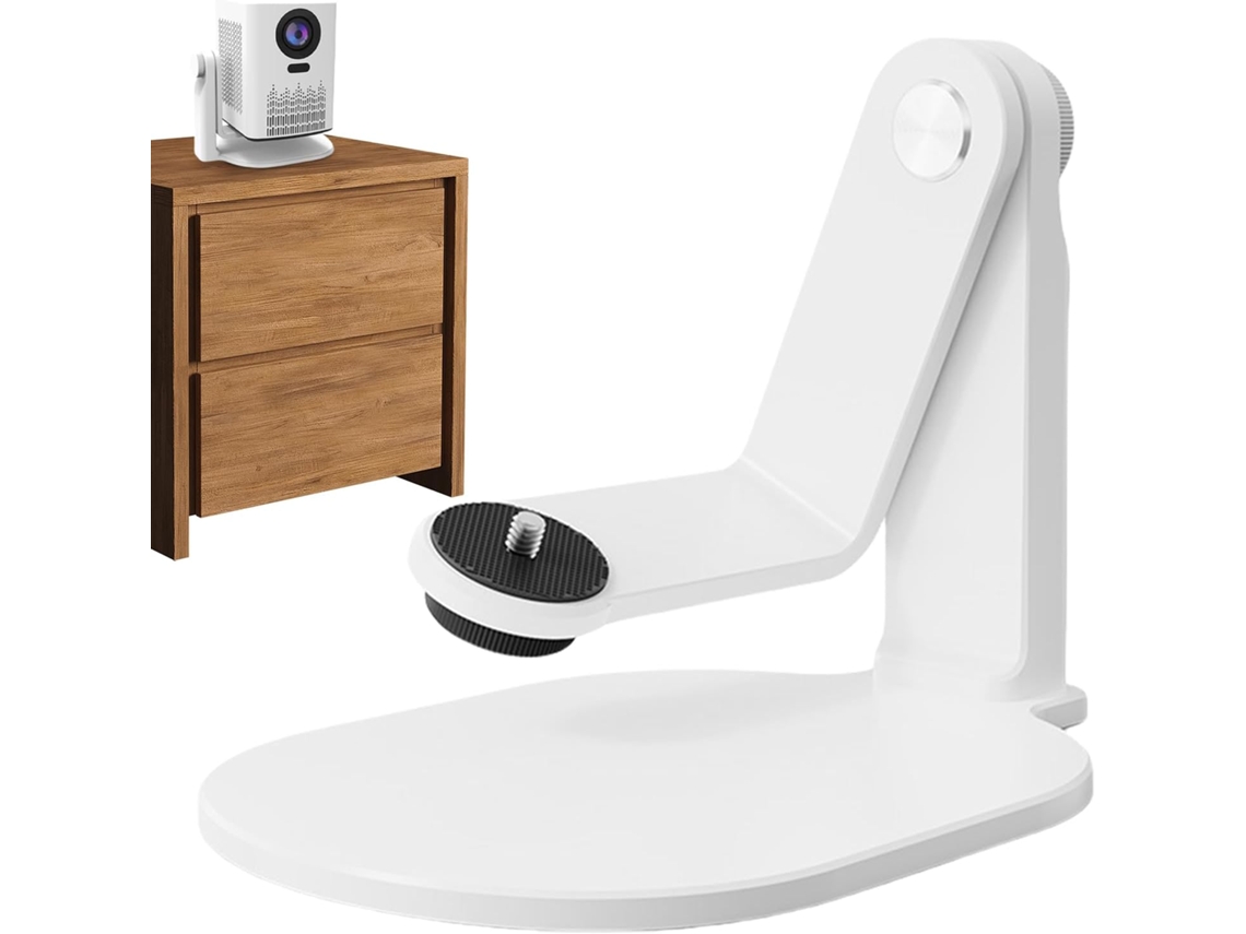 Soporte De Escritorio Para Proyector | Rotación De 360° – Portátil Para Todo Tipo De Proyectores, Para Uso Doméstico Y Exterior.