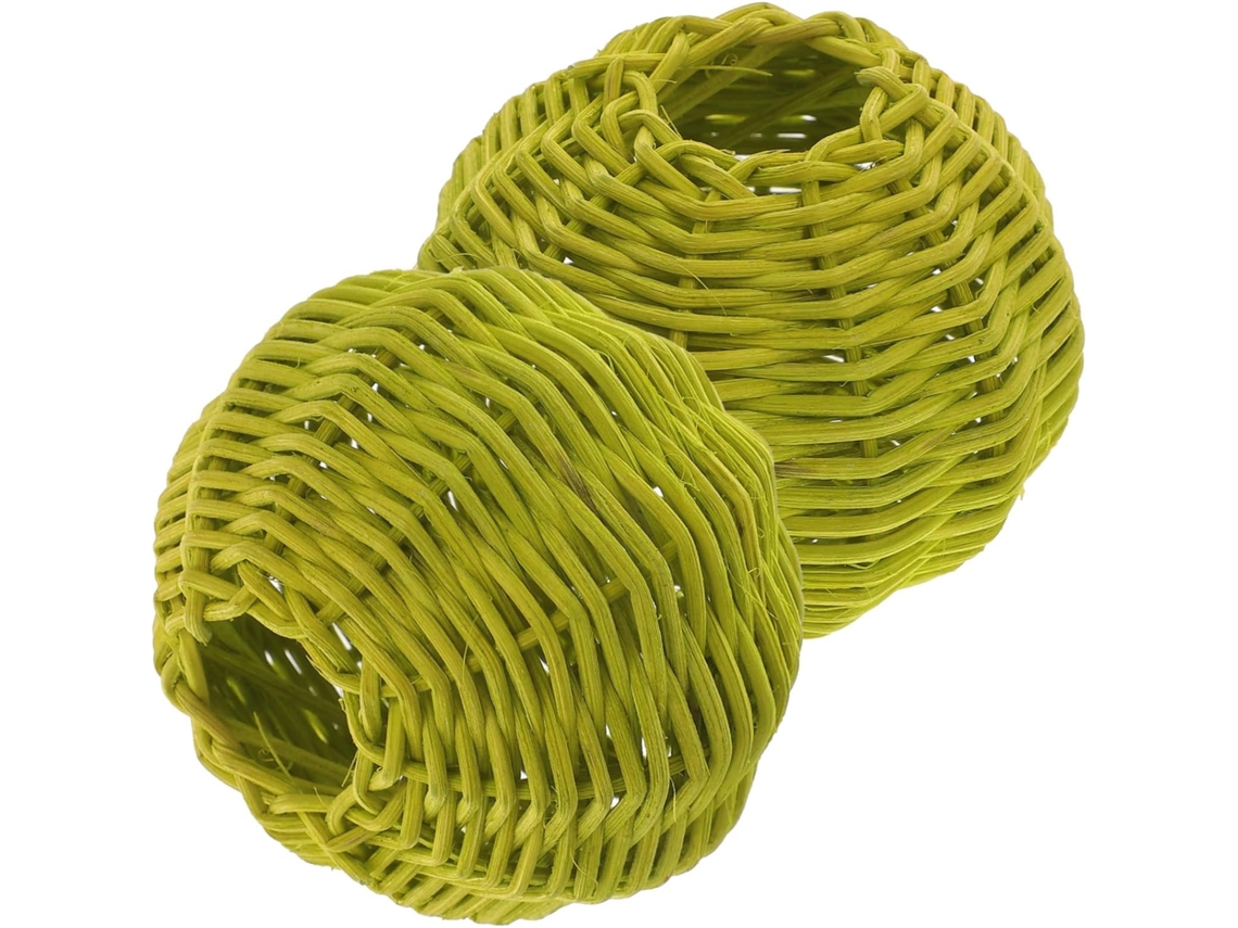 Juego De 2 Piezas De Ratán Tejido Para Lámparas De Techo Decorativas, Protege Eficazmente La Luz.